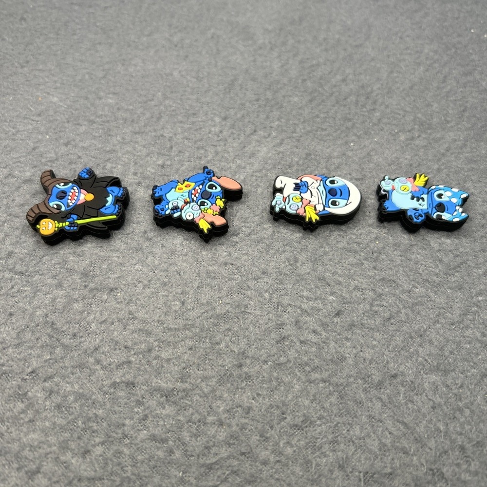 4 Pieces‎ Silicone Focal Beads for DIY Beadable Pens – 3D Stitch Character - Picture 2 of 4